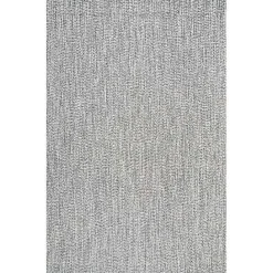 Online Kirklands Home Braided Area Rug with Tassels, 10x14 Gray