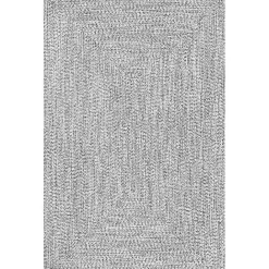 Outlet Kirklands Home Braided Lefebvre Area Rug, 10x14 Gray