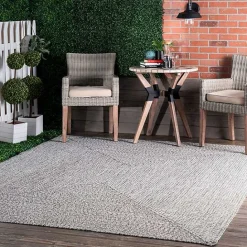 Outlet Kirklands Home Braided Lefebvre Area Rug, 10x14 Gray