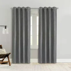 Hot Kirklands Home Bryson Textured Curtain Panel, 108 in. Gray
