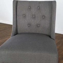 Best Kirklands Home Button Tufted Kia Barstool Gray