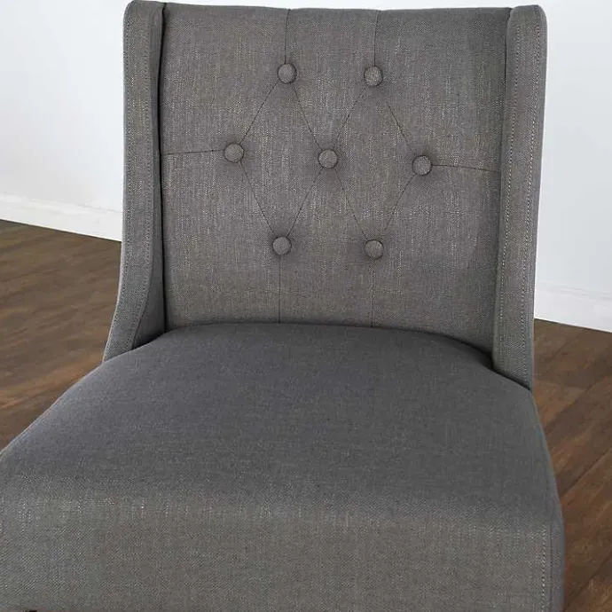 Best Kirklands Home Button Tufted Kia Barstool Gray