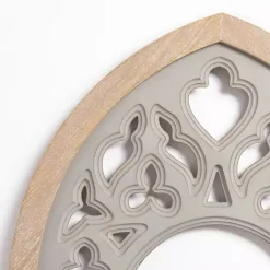 Hot Kirklands Home Carved Wood Arch Wall Plaque Gray
