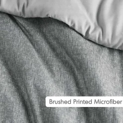Hot Kirklands Home Chambray 3-pc. Full/Queen Comforter Set Gray