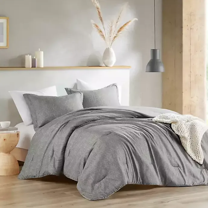Clearance Kirklands Home Chambray 2-pc. Twin/Twin XL Comforter Set Gray