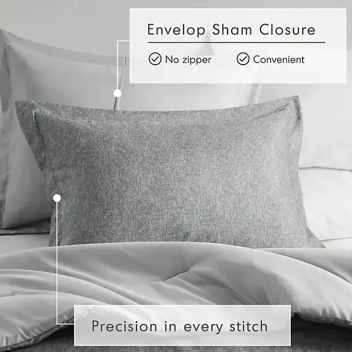 Clearance Kirklands Home Chambray 2-pc. Twin/Twin XL Comforter Set Gray