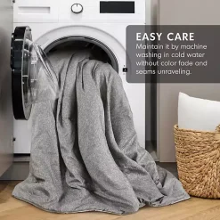 Clearance Kirklands Home Chambray 2-pc. Twin/Twin XL Comforter Set Gray