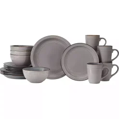 Outlet Kirklands Home Charisma 16-pc. Dinnerware Set Gray