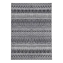 Online Kirklands Home Gray Chelsea Geometric Washable Area Rug, 5x7