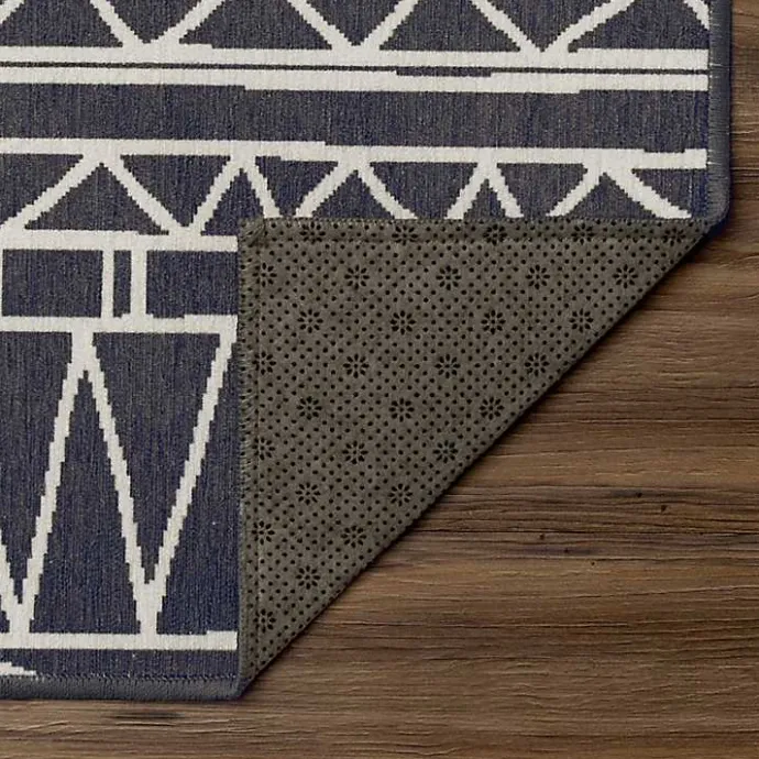 Online Kirklands Home Gray Chelsea Geometric Washable Area Rug, 5x7