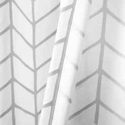 Clearance Kirklands Home Chevron 2-pc. Curtain Panel Set, 84 in. Gray