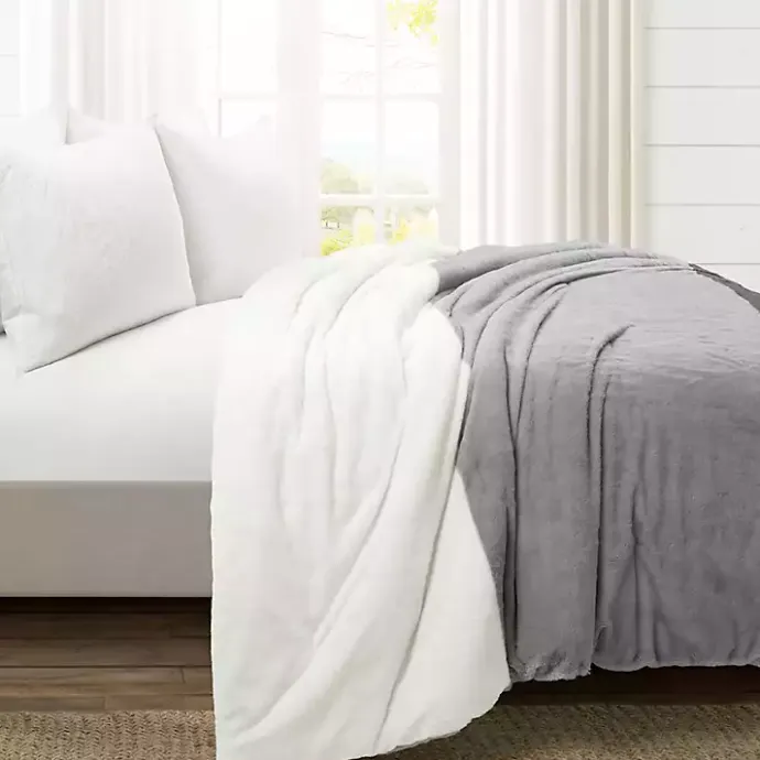 Online Kirklands Home Color Block 3-pc. Full/Queen Comforter Set Gray