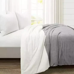 Outlet Kirklands Home Color Block 3-pc. King Comforter Set Gray