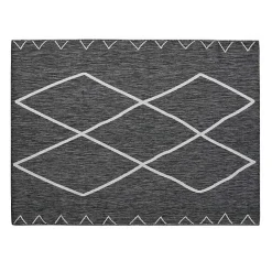 Hot Kirklands Home Connected Diamond Outdoor Area Rug, 8x10 Gray