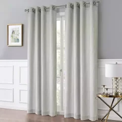 Best Kirklands Home Corsica Curtain Panel, 95 in. Gray