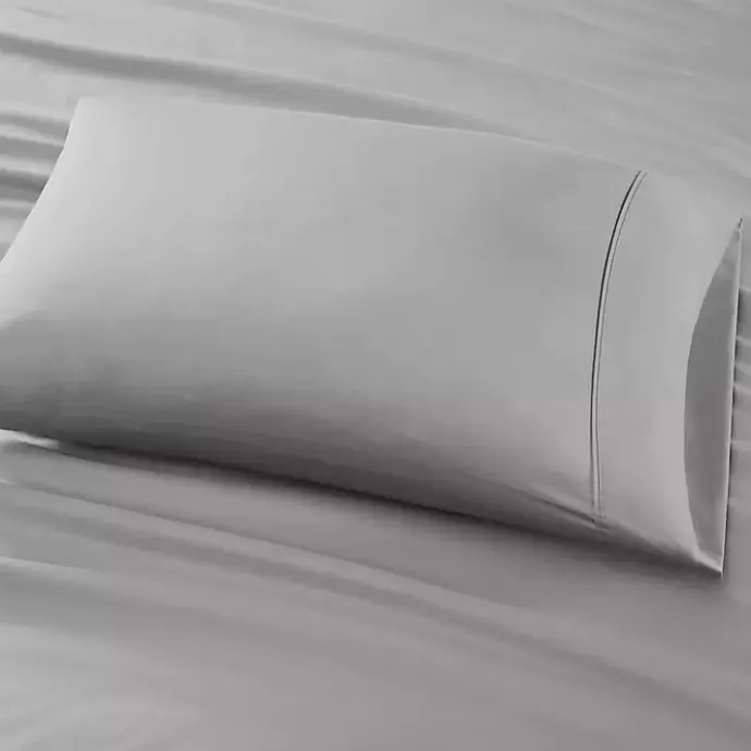 New Kirklands Home Cotton Blend Sateen 6-pc. Queen Sheet Set Gray