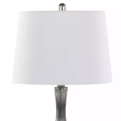 Discount Kirklands Home Crackle Glass Teardrop Table Lamps, Set of 2 Gray