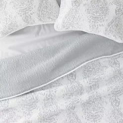 Outlet Kirklands Home Gray Damask Reversible 2-pc. Twin Quilt Set
