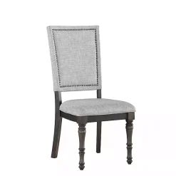 Outlet Kirklands Home Dawson Upholstered Dining Chairs, Set of 2 Gray