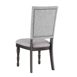 Outlet Kirklands Home Dawson Upholstered Dining Chairs, Set of 2 Gray