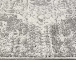 Kirklands Home Distressed Medallion Area Rug, 5x7 Gray