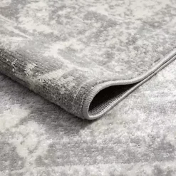 Kirklands Home Distressed Medallion Area Rug, 5x7 Gray