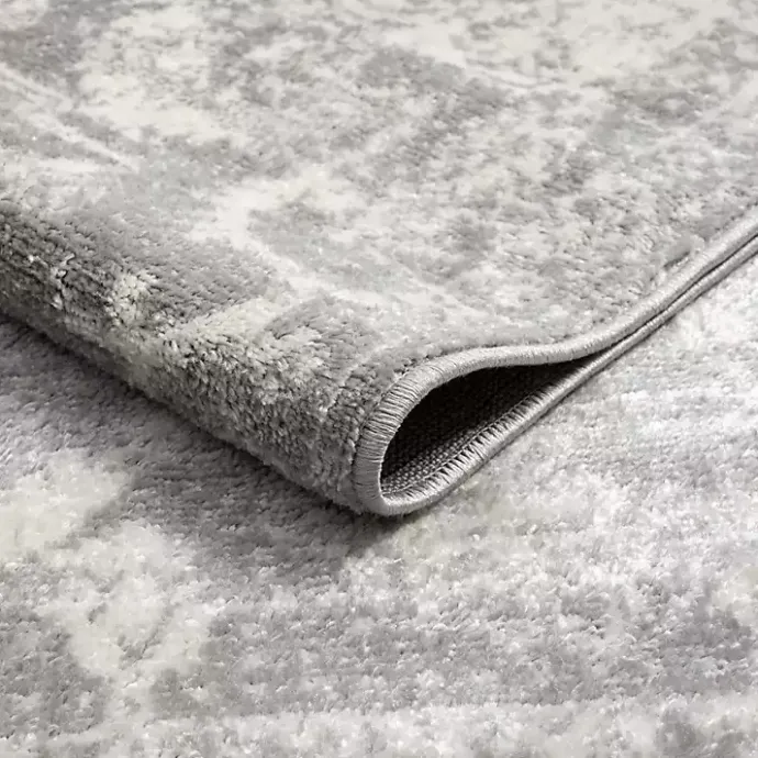 Kirklands Home Distressed Medallion Area Rug, 5x7 Gray