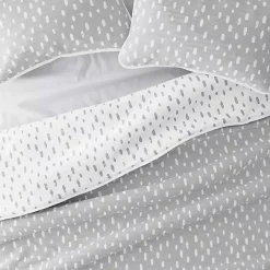 Outlet Kirklands Home Gray Dotted Reversible 3-pc. Queen Quilt Set