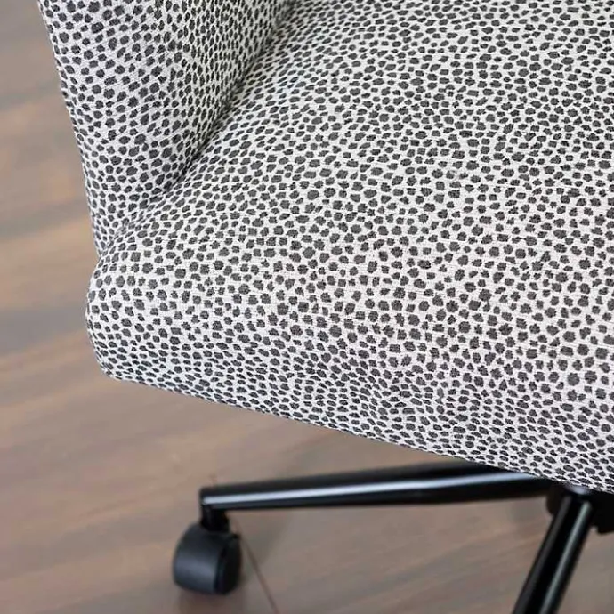 New Kirklands Home Dotty Office Chair Gray