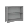 Clearance Kirklands Home Gray Double Shelf Wooden Bookcase