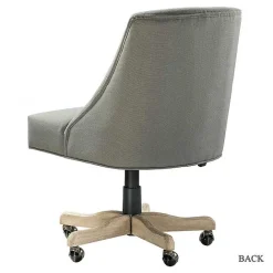 Online Kirklands Home Dylan Upholstered Office Chair Gray
