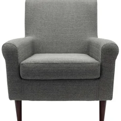 New Kirklands Home Ellen Rolled Arms Accent Chair Gray