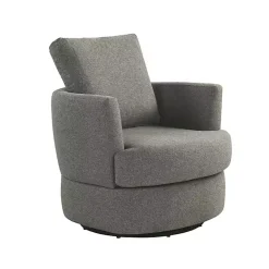 Clearance Kirklands Home Elmhurst Swivel Accent Chair Gray