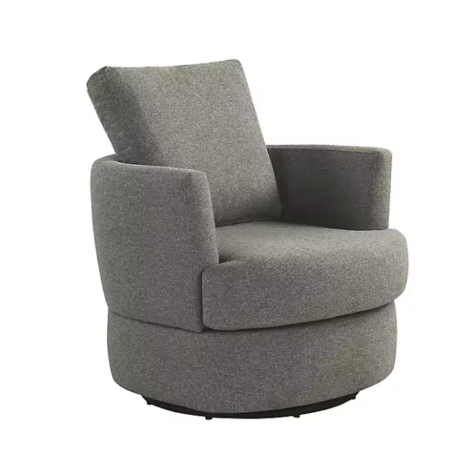 Clearance Kirklands Home Elmhurst Swivel Accent Chair Gray