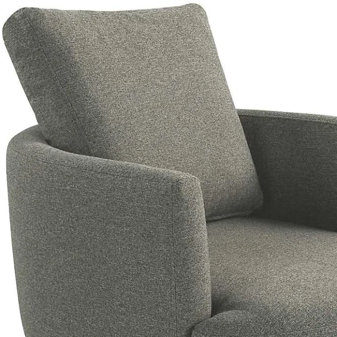 Clearance Kirklands Home Elmhurst Swivel Accent Chair Gray