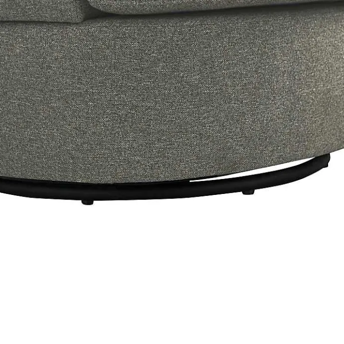 Clearance Kirklands Home Elmhurst Swivel Accent Chair Gray