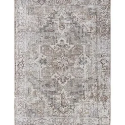 Clearance Kirklands Home Faded Embrace Washable Area Rug, 5x7 Gray
