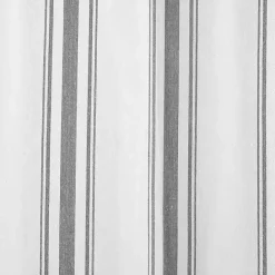 Sale Kirklands Home Gray Farmhouse Stripe Curtain Panels, Set of 2
