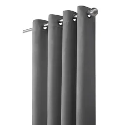 Outlet Kirklands Home Faux Suede Blackout Curtain Panel, 108 in. Gray