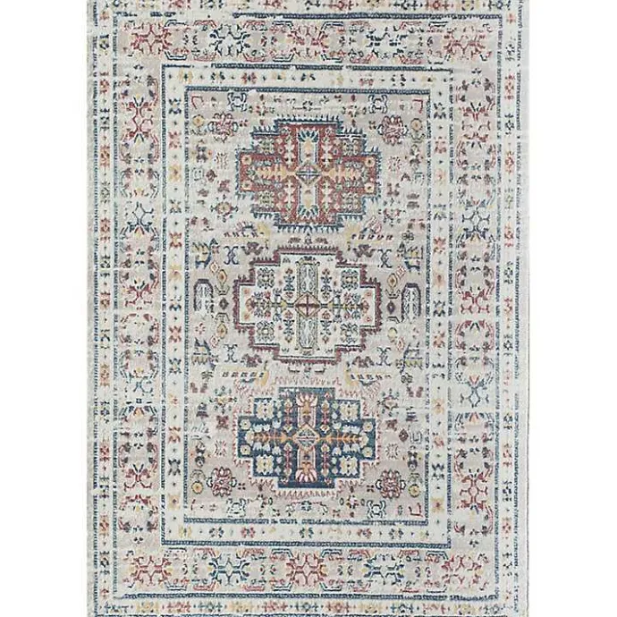 Discount Kirklands Home Gray Flaxen Sundara Gabriel Area Rug, 5x7