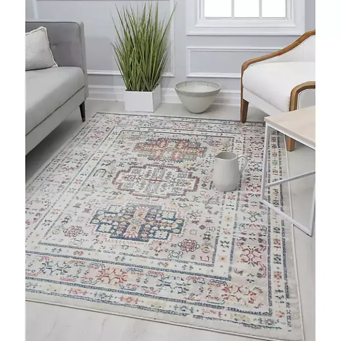 Discount Kirklands Home Gray Flaxen Sundara Gabriel Area Rug, 5x7