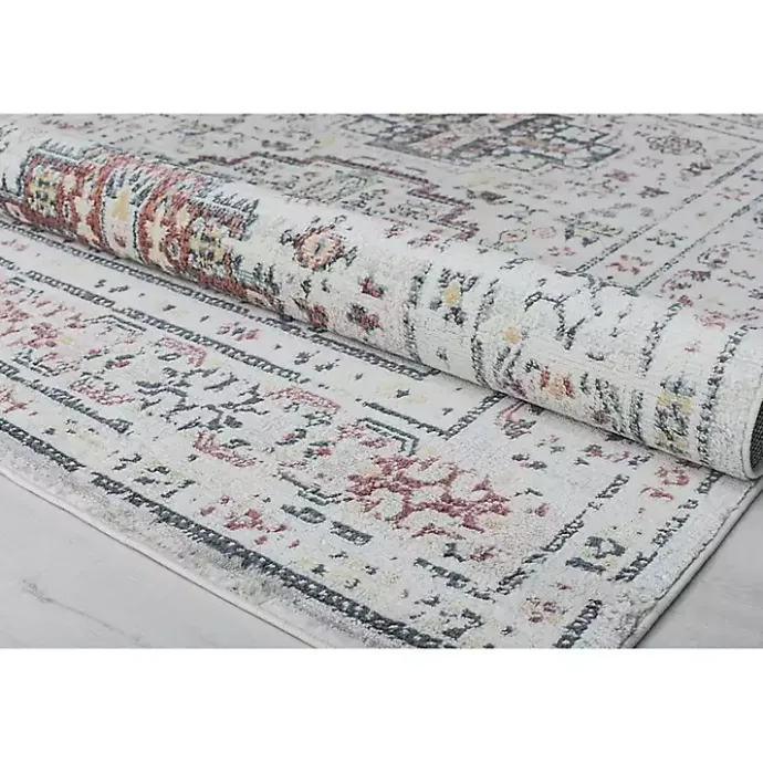 Discount Kirklands Home Gray Flaxen Sundara Gabriel Area Rug, 5x7