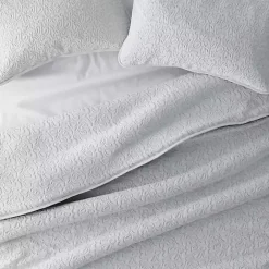 Clearance Kirklands Home Floral Stitch 3-pc. King Quilt Set Gray