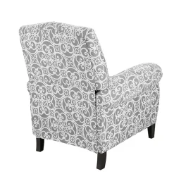 New Kirklands Home Fretwork Orville Recliner Gray