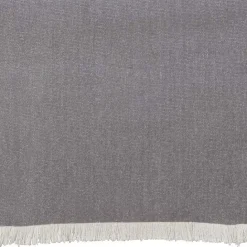Online Kirklands Home Fringe Border Table Runner, 72 in. Gray