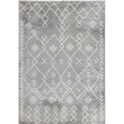 Clearance Kirklands Home Geometric Area Rug, 5x8 Gray