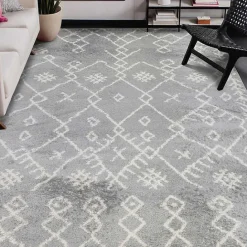 Outlet Kirklands Home Geometric Area Rug, 8x10 Gray