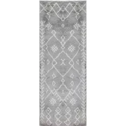 Discount Kirklands Home Geometric Runner Gray