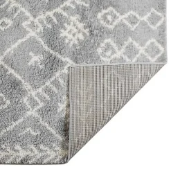 Discount Kirklands Home Geometric Runner Gray