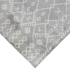 Discount Kirklands Home Geometric Runner Gray